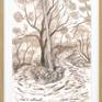 barcelona tree ink
