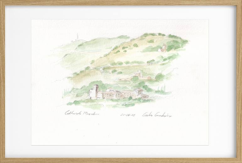 Original Figurative Landscape Painting by Carlos Casadesus