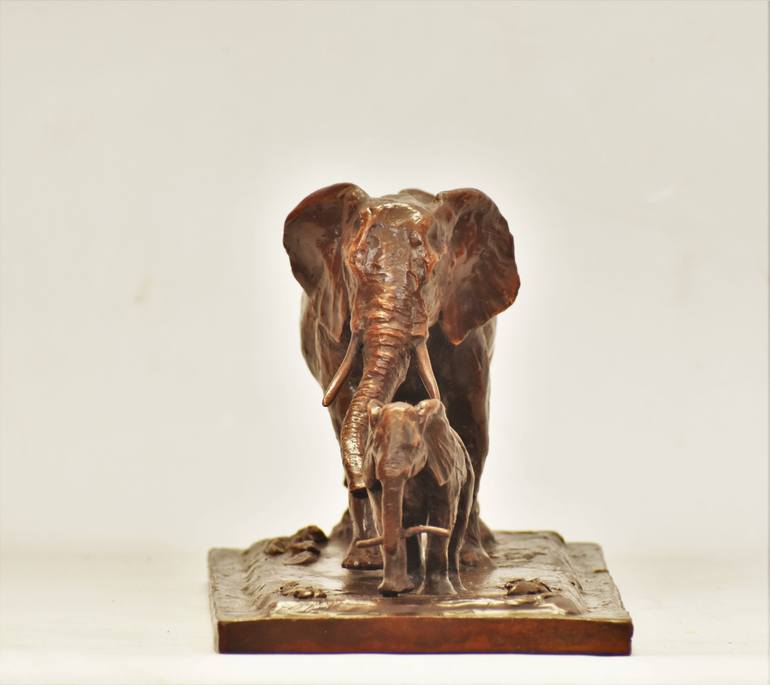 Original Animal Sculpture by Heinrich Filter