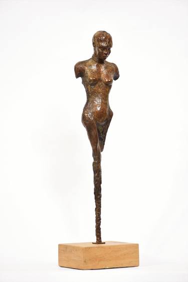 Young Woman - Abstract Nude - African Sculpture thumb