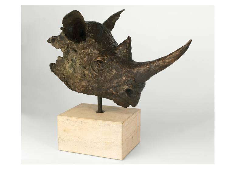 Original Expressionism Animal Sculpture by Heinrich Filter