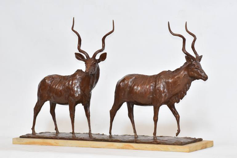 Original Expressionism Animal Sculpture by Heinrich Filter
