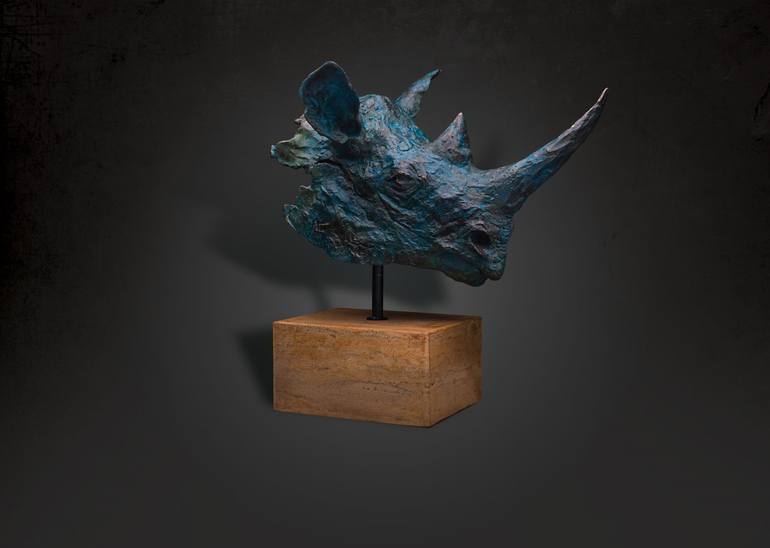 Original Fine Art Animal Sculpture by Heinrich Filter