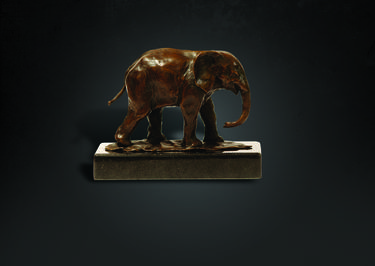 Bronze Baby Elephant - Limited Edition thumb