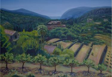 Original Fine Art Landscape Paintings by Adeline de Lange