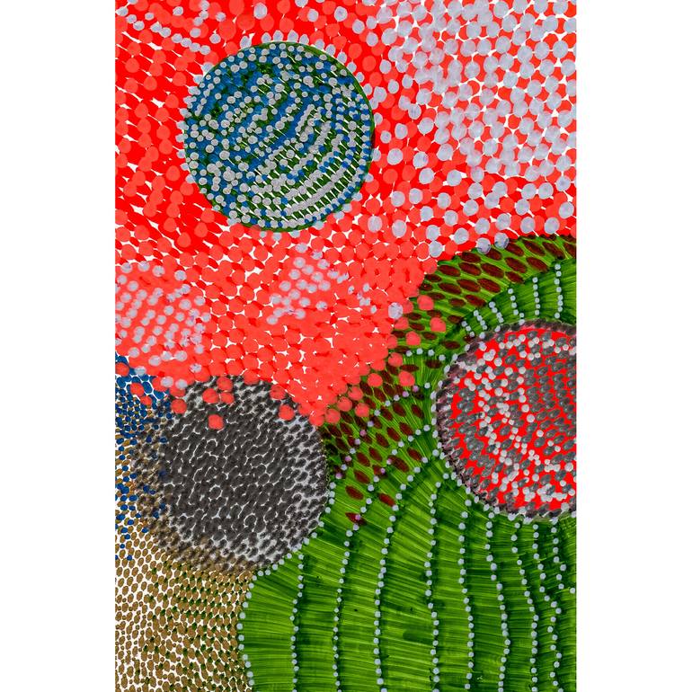 Original Modernism Botanic Drawing by Vladimir Vekhov