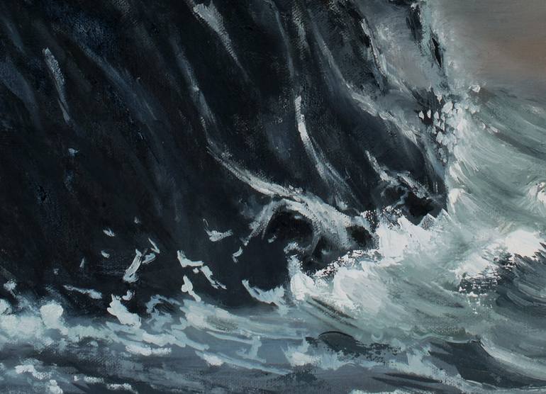 Original Fine Art Seascape Painting by Erato Art