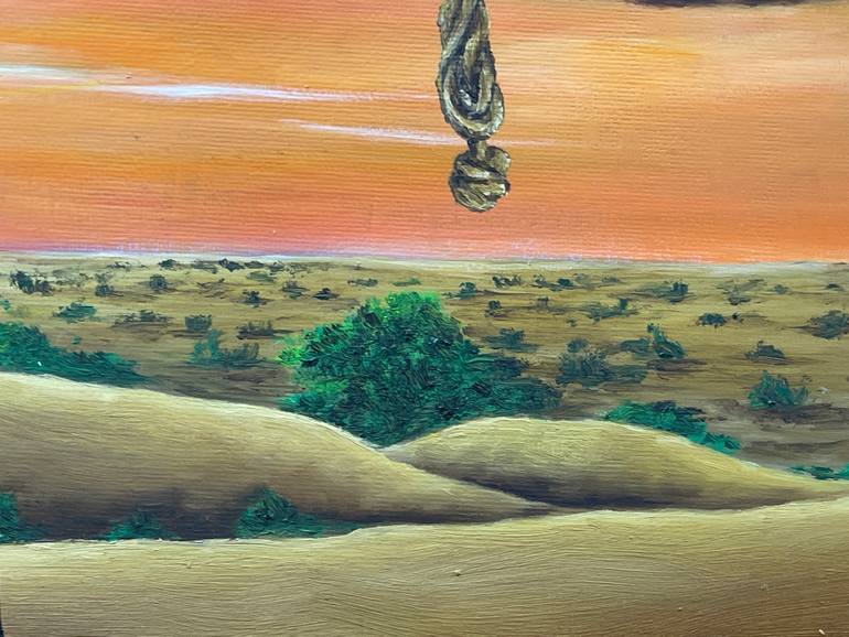 Original Art Deco Animal Painting by Susanth Sukumaran