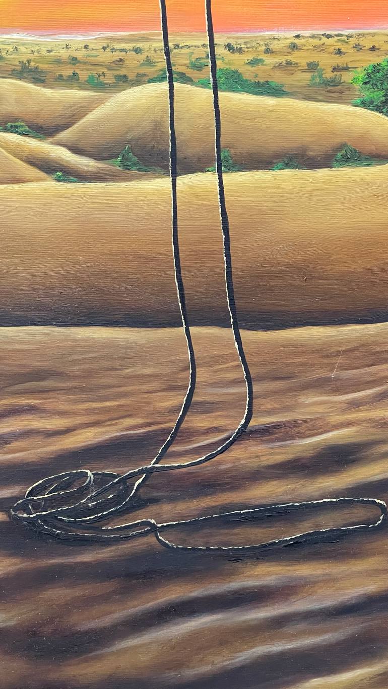 Original Art Deco Animal Painting by Susanth Sukumaran