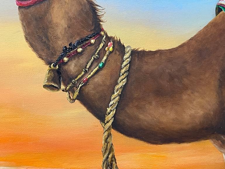 Original Art Deco Animal Painting by Susanth Sukumaran