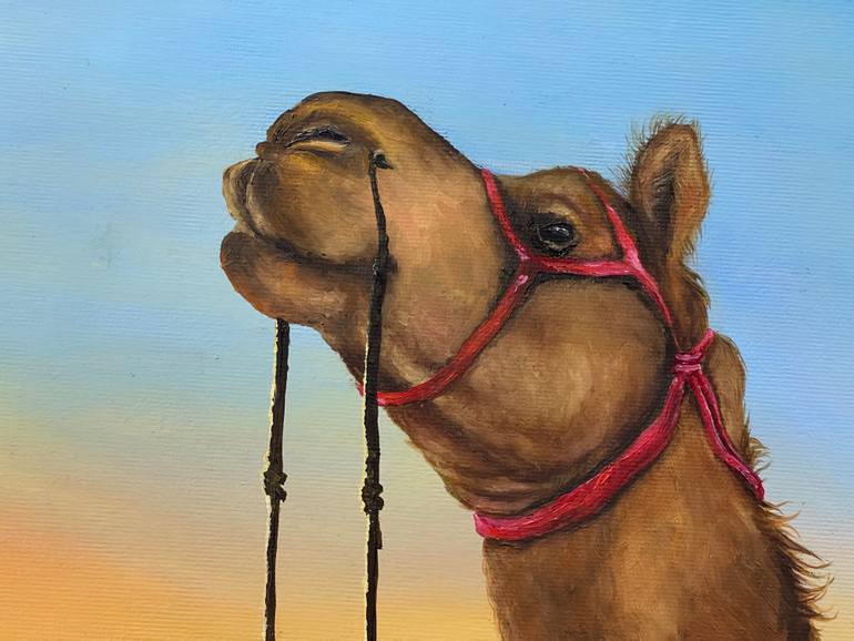 Original Art Deco Animal Painting by Susanth Sukumaran
