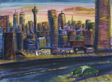 Print of Fine Art Cities Paintings by Kasiah Sword