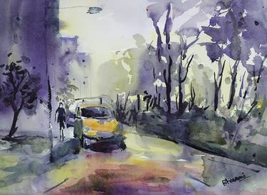 Print of Impressionism Landscape Paintings by Bhavani A