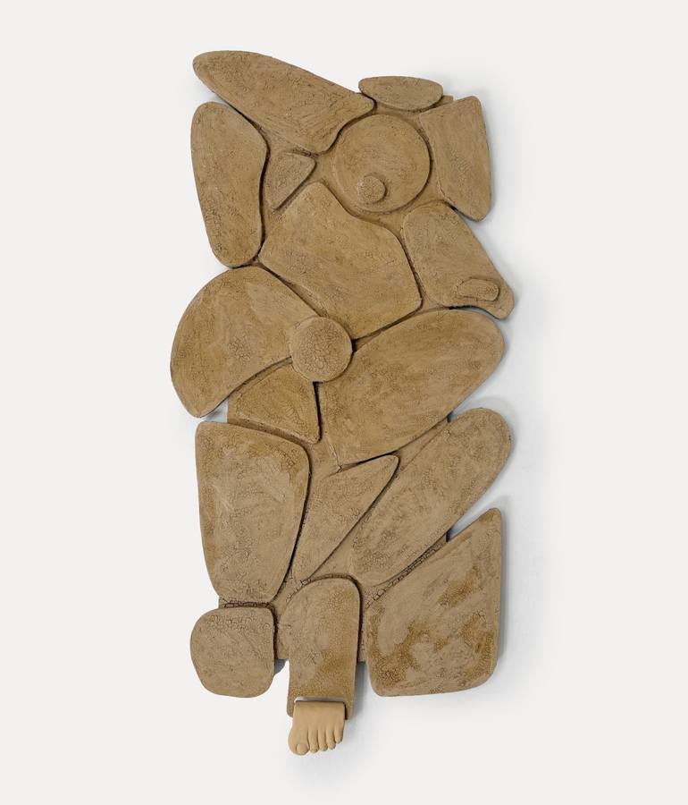Original Abstract Body Mixed Media by Mónica Chelo