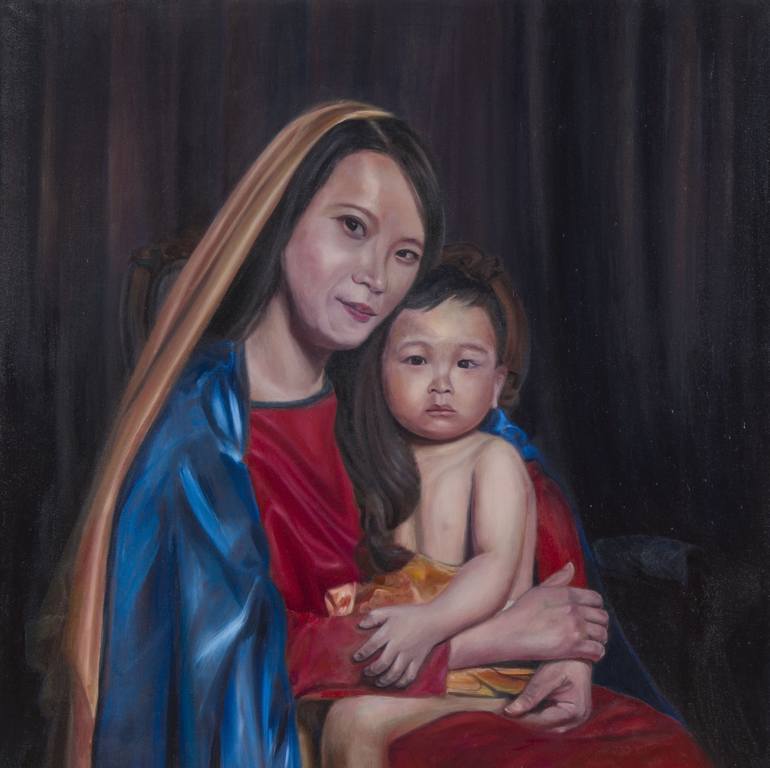 madonna and child painting