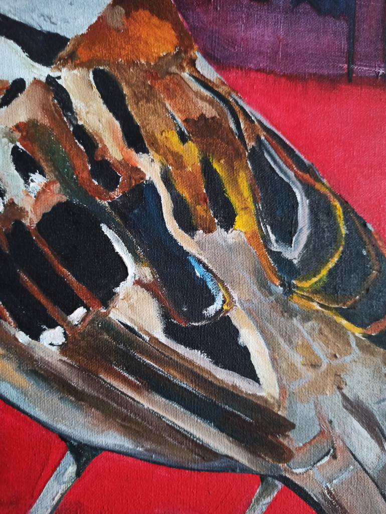 Original Expressionism Nature Painting by Maria Isabel Rodriguez