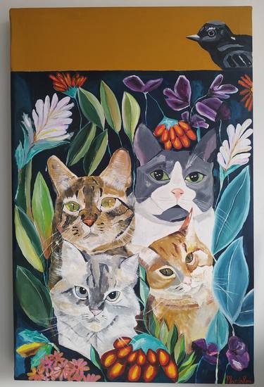 Print of Expressionism Animal Paintings by Maria Isabel Rodriguez