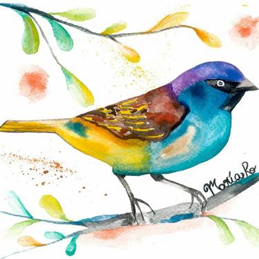 Original Illustration Animal Paintings by Maria Isabel Rodriguez