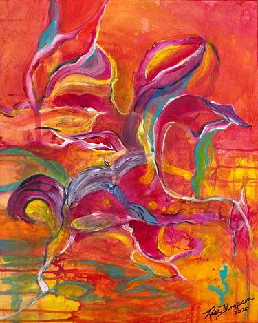 Original Abstract Paintings by Rose Thompson