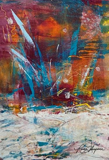 Original Impressionism Abstract Paintings by Rose Thompson