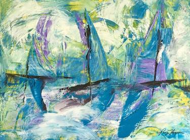 Original Abstract Paintings by Rose Thompson