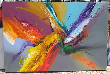 Original Abstract Painting by luiz delionn