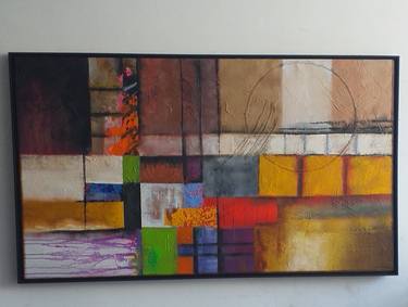 Original Abstract Painting by luiz delionn