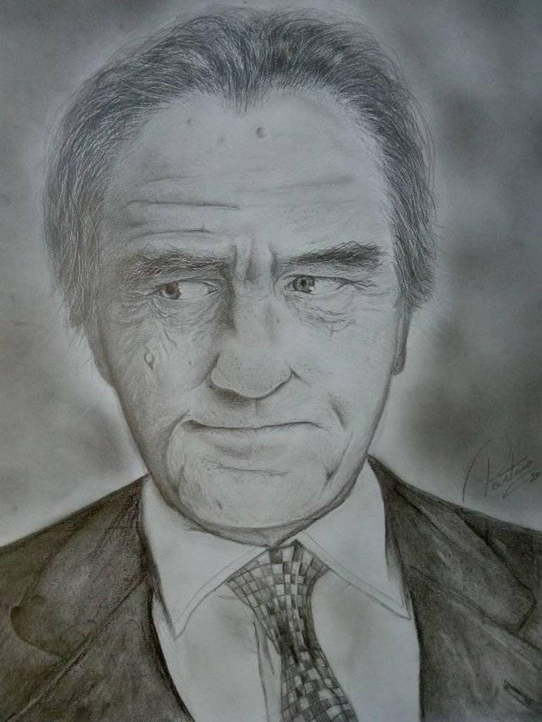 Retrato de Robert De Niro Drawing by Jorge Pantano | Saatchi Art