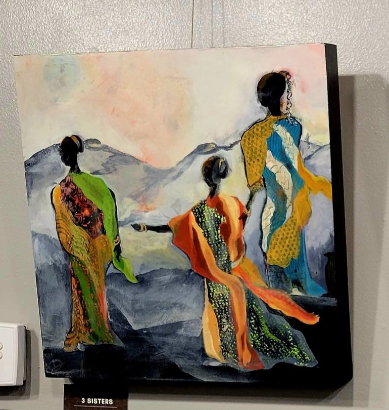 Original Contemporary People Painting by Robin Danks
