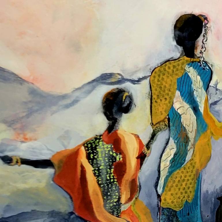 Original Contemporary People Painting by Robin Danks