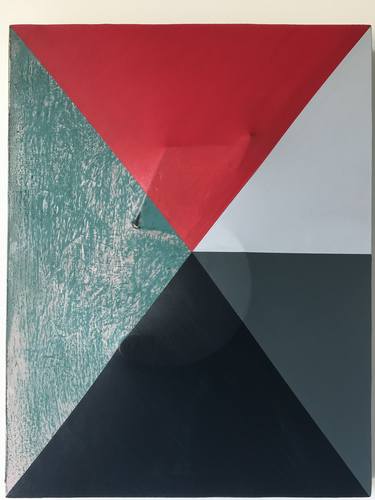 Original Art Deco Geometric Paintings by Paul Kolazinski