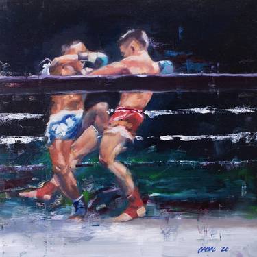 Original Sports Painting by Irene Cabal