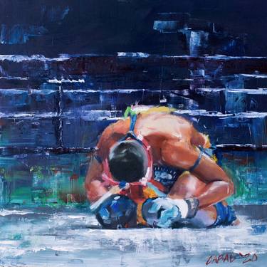 Original Sports Painting by Irene Cabal