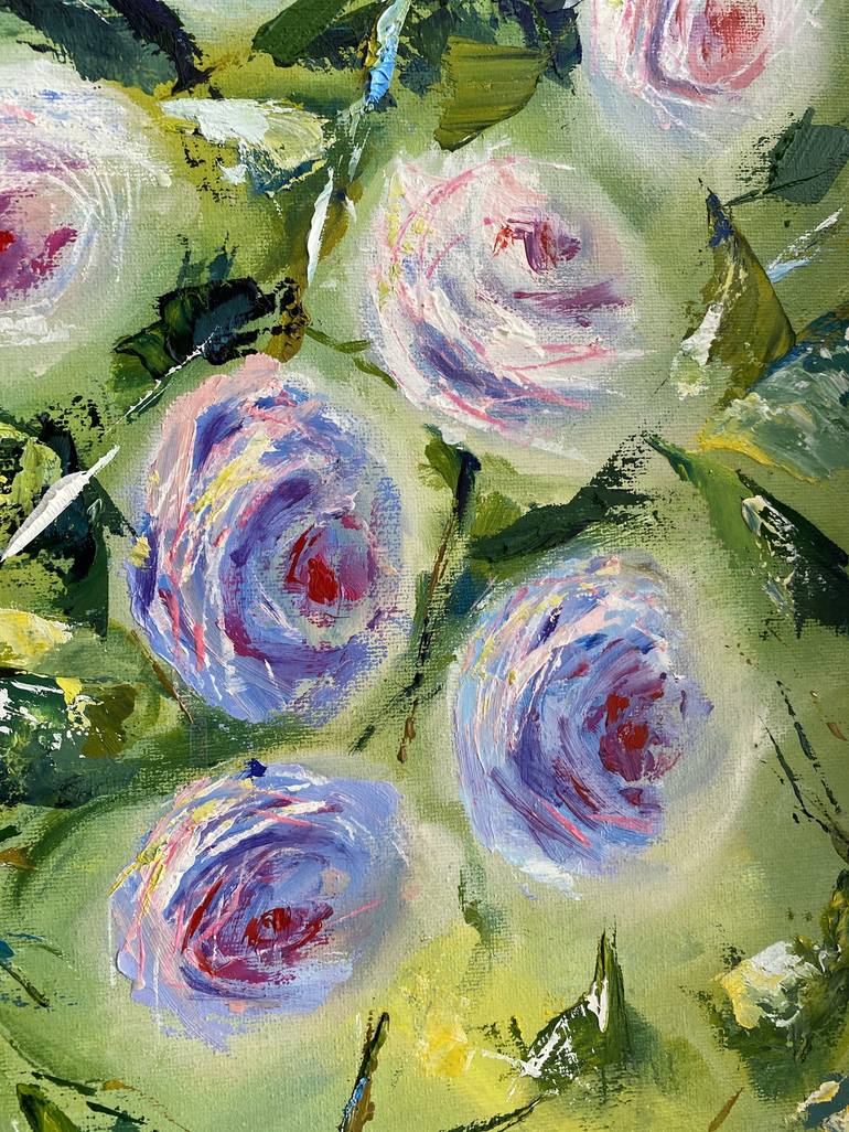 Original Floral Painting by ELENA ERSHKOVA