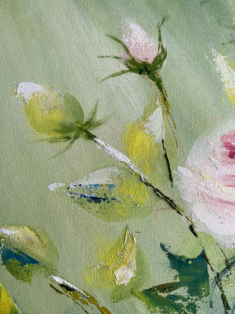 Original Floral Painting by ELENA ERSHKOVA