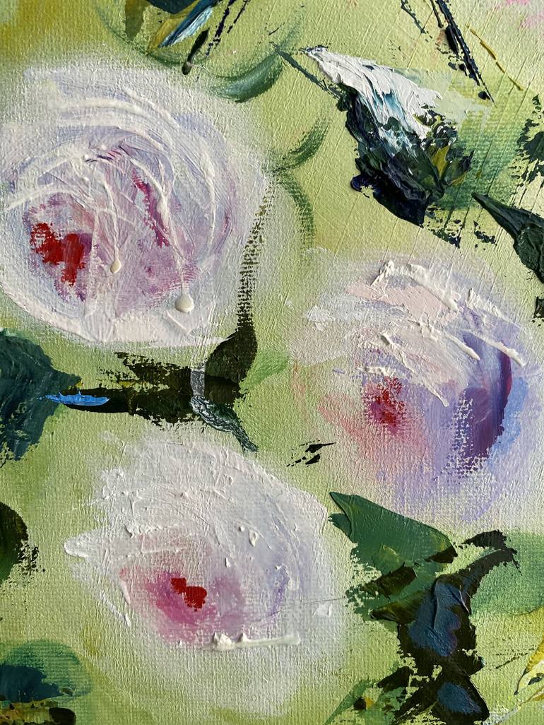 Original Floral Painting by ELENA ERSHKOVA