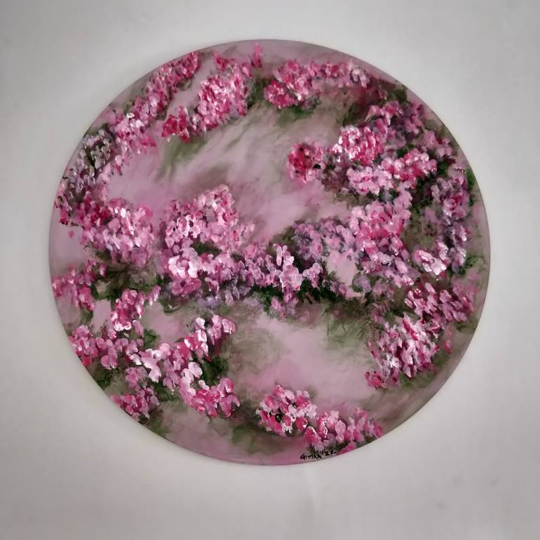 Original Abstract Floral Paintings by Gitika Singh