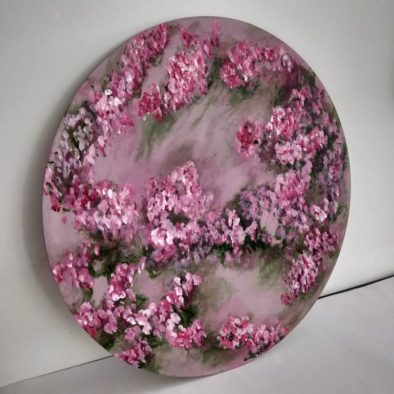 Original Abstract Floral Painting by Gitika Singh