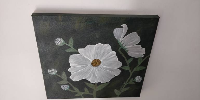 Original Contemporary Floral Painting by Gitika Singh