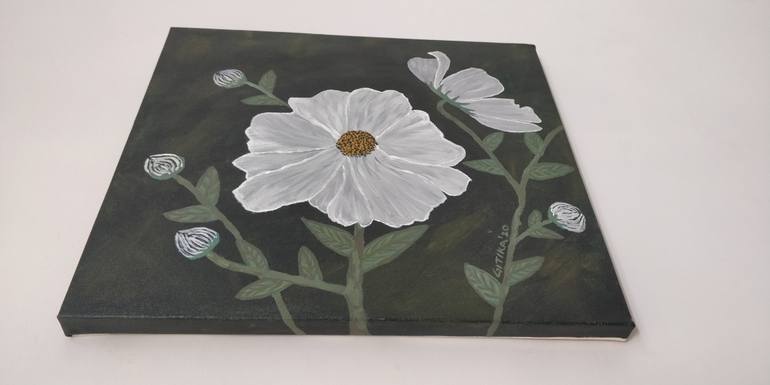 Original Contemporary Floral Painting by Gitika Singh