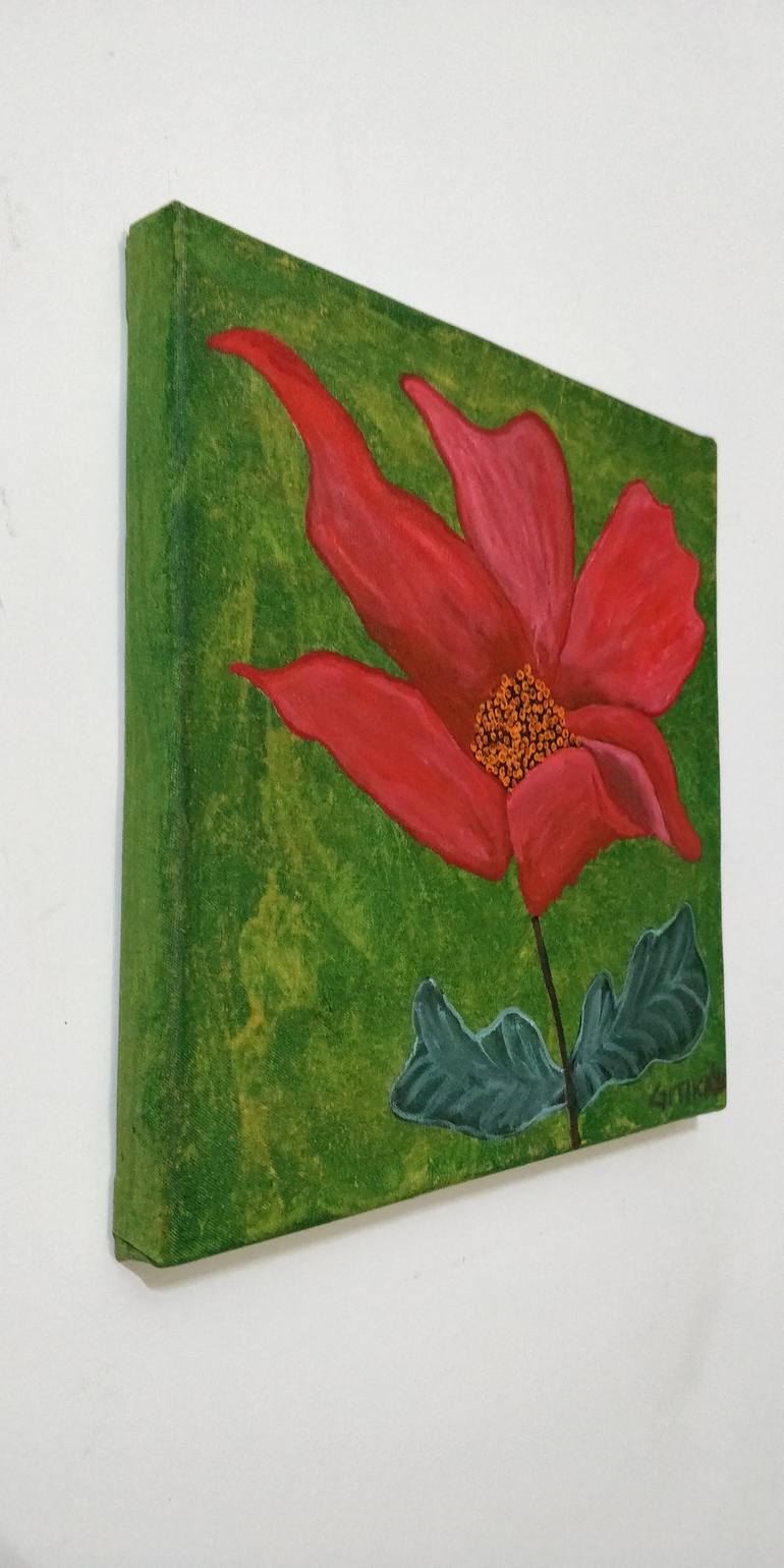 Original Floral Painting by Gitika Singh