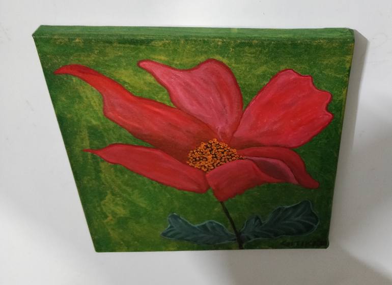 Original Floral Painting by Gitika Singh
