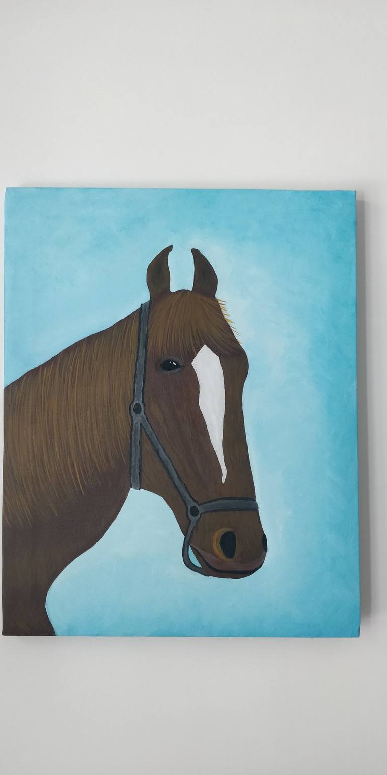 Canvas Black Horse Painting at best price in New Delhi