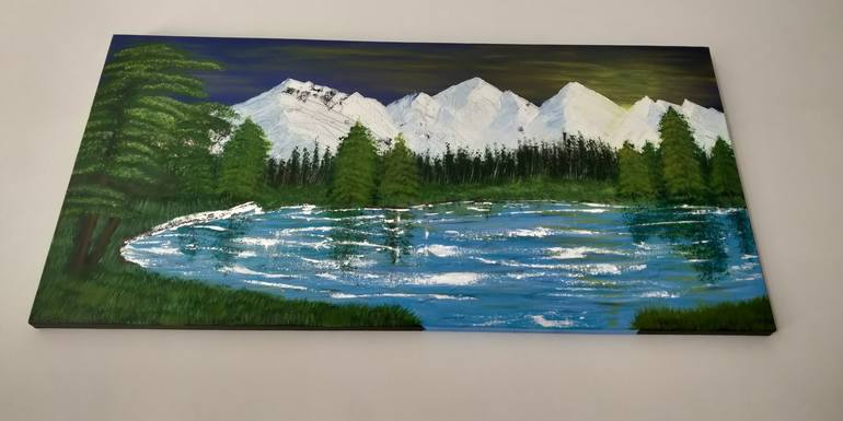 Original Fine Art Landscape Painting by Gitika Singh