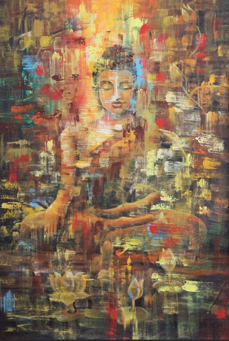 Original Conceptual Religion Painting by Pawan singh Rathore