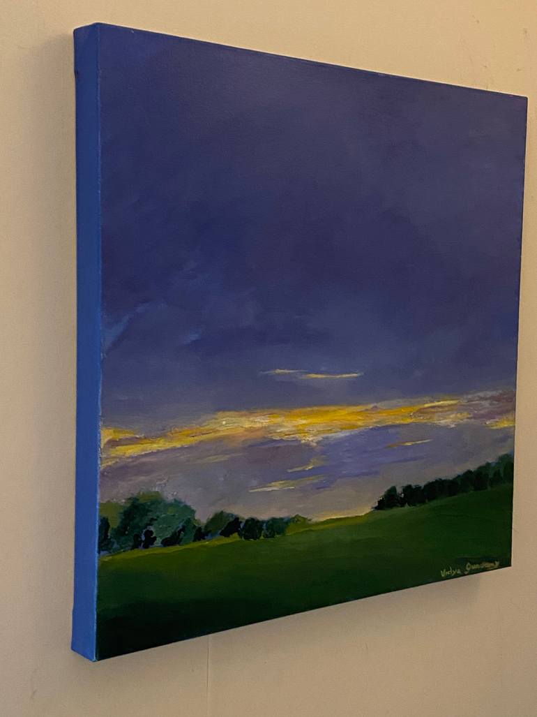 Original Abstract Painting by V Gurusamy