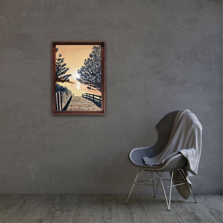 Original Contemporary Landscape Painting by Frederic Cadiou