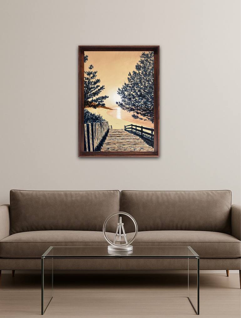 Original Contemporary Landscape Painting by Frederic Cadiou