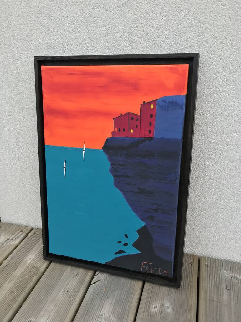 Original Places Painting by Frederic Cadiou