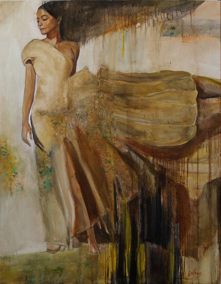 Original Figurative Abstract Painting by Darek Żejmo